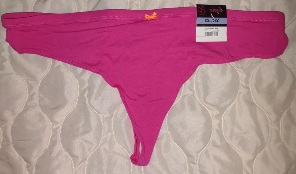 Bragas Tanga No Limits XXL/2XG NUEVAS/ETIQUETAS Rosa, Negro/Blanco, Encaje Púrpura Foto 2 de 4