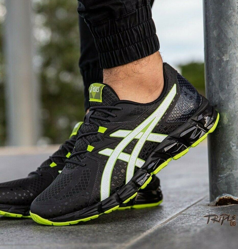 ASICS GEL-QUANTUM 180 5 TR BLACK/YELLOW RUNNING CASUAL SHOES eBay