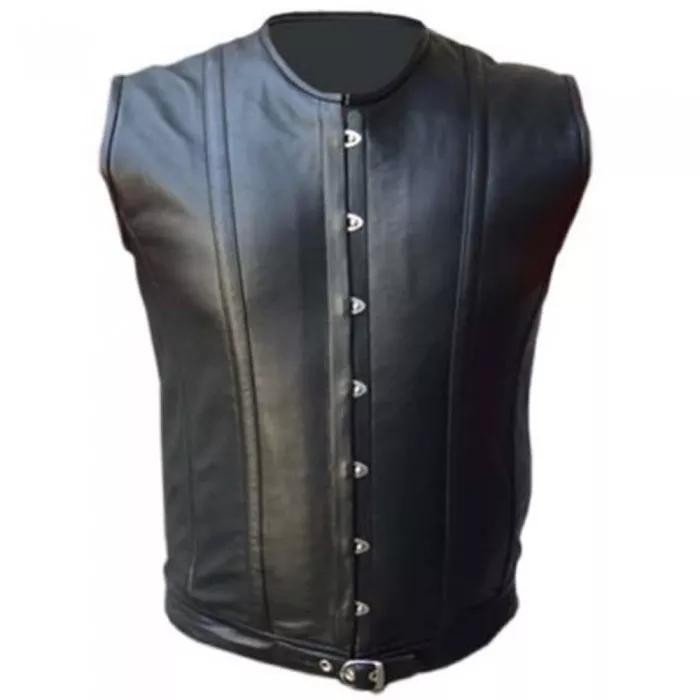 Gilet corset homme sale