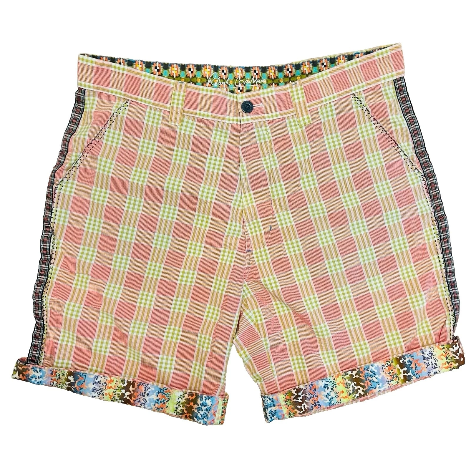 Pantalones Cortos de cuadros para hombre Robert Graham