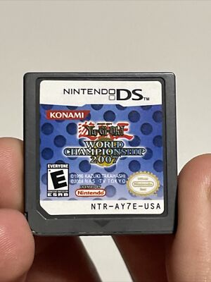 Yu-Gi-Oh! Yugioh World Championship 2007 (Nintendo DS, 2007) Tested & Working