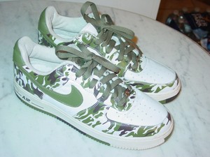 nike air force 1 low palm green