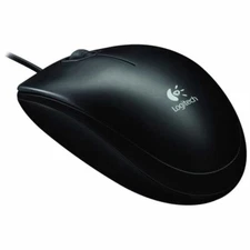 Logitech B100 Optical Full-Size Corded Business Mouse New
