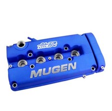 Blue Mugen Racing Rocker Valve Cover For Honda Civic B16 B17 B18 Vtec B18c Gsr