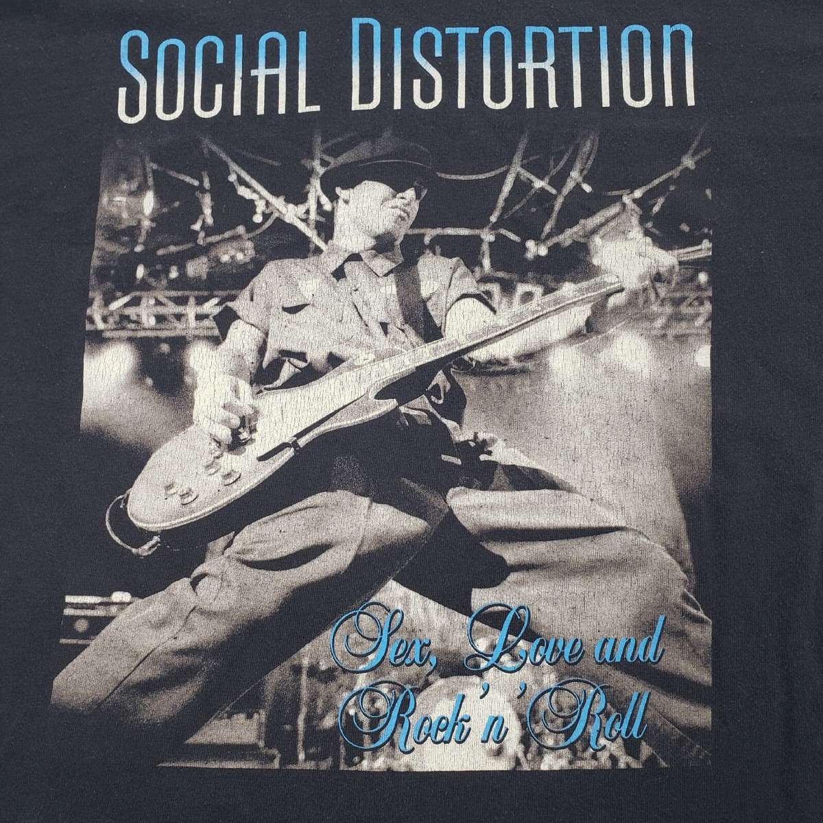 vtg 2004 SOCIAL DISTORTION Mike Ness 2004 US TOUR T-shirt XL Sex