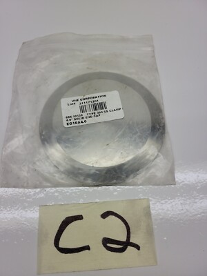 Sanitary 4 Solid End Cap 304 Stainless Dairy Brewing Tri Clover