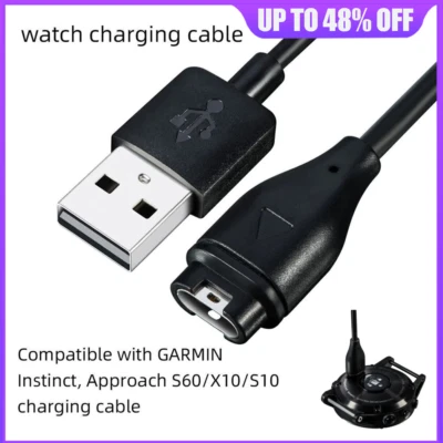 USB Sync Charging Cable Charger for GARMIN Fenix 5 6 7 VivoActive 3 4 Vivosport