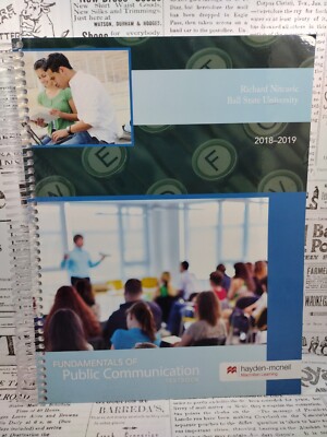 Fundamentals Of Public Communication Textbook 2018-2019 By Richard Nitcavie