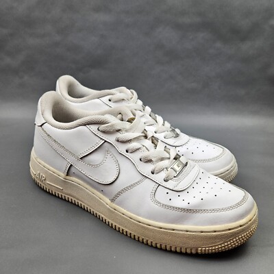 Nike White AF 1 Men\'s Athletic Sneakers Size 7Y. Amazon.com | Nike Men main image 4