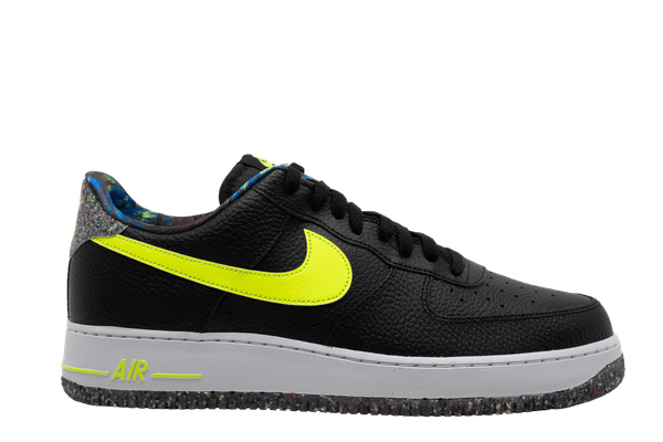 Size 8 - Nike Air Force 1 Low Black Volt for sale online | eBay