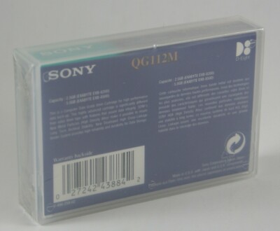 SONY QG112M 8mm Data Cartridge Cassette Data Tape 112M SEALED | eBay