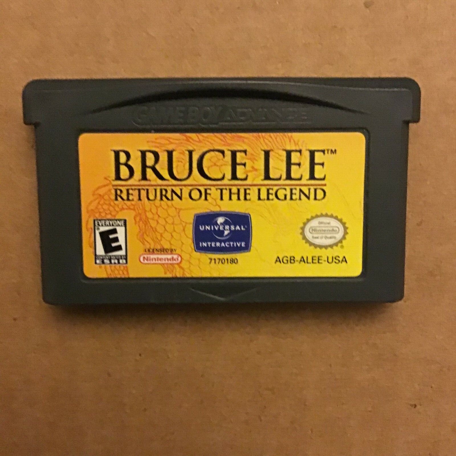  Bruce Lee: Return of the Legend (Nintendo Game Boy Advance, 2003 Cart Only Read