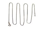 925 Sterling Silver snake necklace 0.4g 22" ladies gents — photo 5