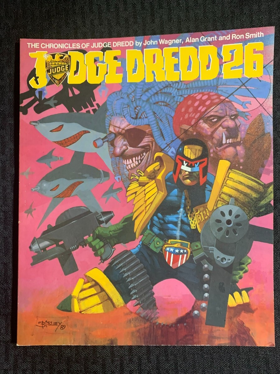 1989 JUDGE DREDD #26 SC FVF 7.0 1st Titan Books / John