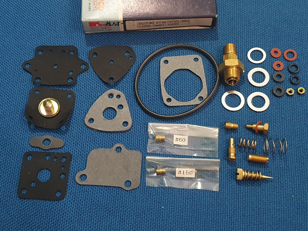SUZUKI CARRY ST30 ST31V LJ50 2-STROKE CARBURETOR REPAIR REBUILD