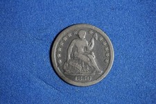 Demi-dime Liberté assise 1850 #M23124
