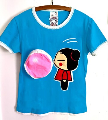 トップス pucca RARE PUCCA BUBBLEGUM - T-shirt with Cute Zipper-Pocket - NEW! | eBay