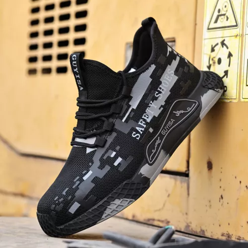 Leicht Sicherheitsschuhe Herren Stahlkappe Arbeitsschuhe Baustelle Schutzschuhe - Bild 2 von 42