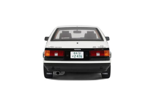 Toyota Sprinter Trueno (AE86) 1985 modelo blanco negro 1/18 de Otto Mobile OT444B - Imagen 5 de 11