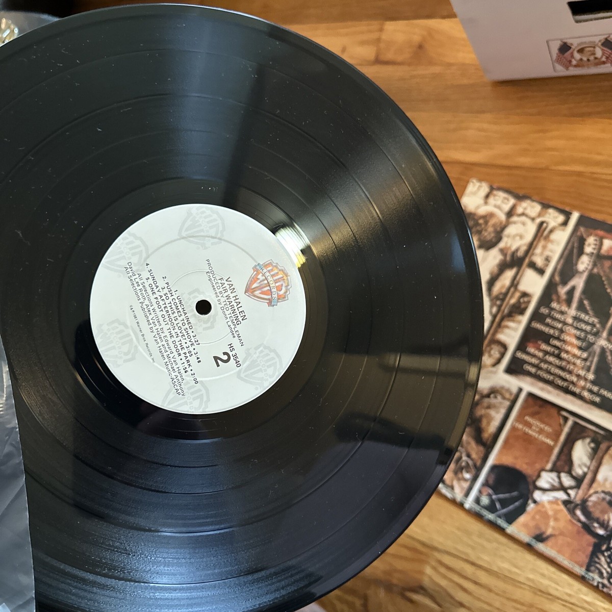 VAN HALEN “Fair Warning” LP 1981 Warner Bros. HS 3540