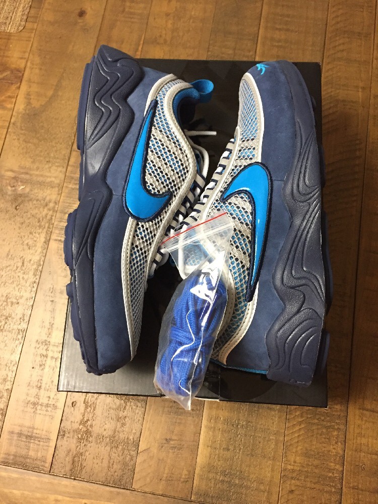 STASH x Nike Air Zoom Spiridon '16 SIZE 7.5 Harbor Blue