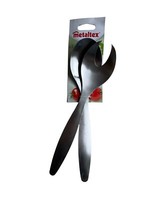 Metaltex Salatbesteck Edelstahl, 26Cm, Matt Silber, Besteck 26X4X4Cm SalatlöFfel