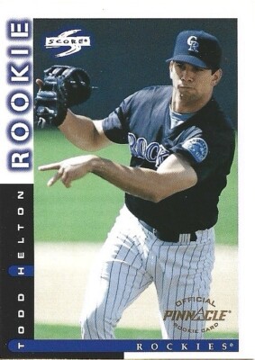 TODD HELTON 1997 Score Pinnacle Rookie Card RC ROCKIES No. 251