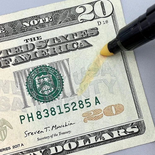 5 Pack Counterfeit Money Detector Pen Marker Fake Dollar Bill Currency Check