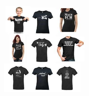 Sprüche Shirt FunShirt Geschenkidee Bedrucktes Shirt / Tasche +Druck Wunschdruck