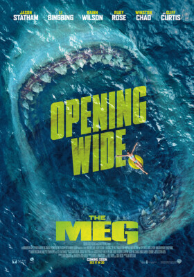 The Meg (2018) In trüben Gewässern Movie Filmplakat Poster #243