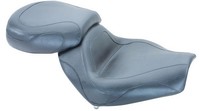 Mustang Motorcycle 2 Piece Vintage Seat Plain Black For Kawasaki Suzuki on sale Mustang Motorcycle 2 Piece Vintage Seat Plain Black For Kawasaki Suzuki on sale