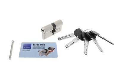 Tesa Assa Abloy TX854050N Schließzylinder mit einem Satz Schlüssel