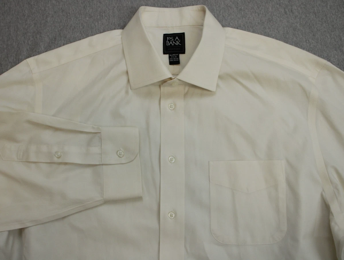 Jos. A. Bank Ivory Regular Size Dress Shirts for Men for sale | eBay Jos. A. Bank Ivory Regular Size Dress Shirts for Men for sale | eBay