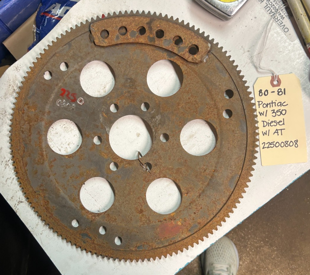 1980 CADILLAC DEVILLE 350 DIESEL  AUTOMATIC TRANSMISSION FLYWHEEL 22500808