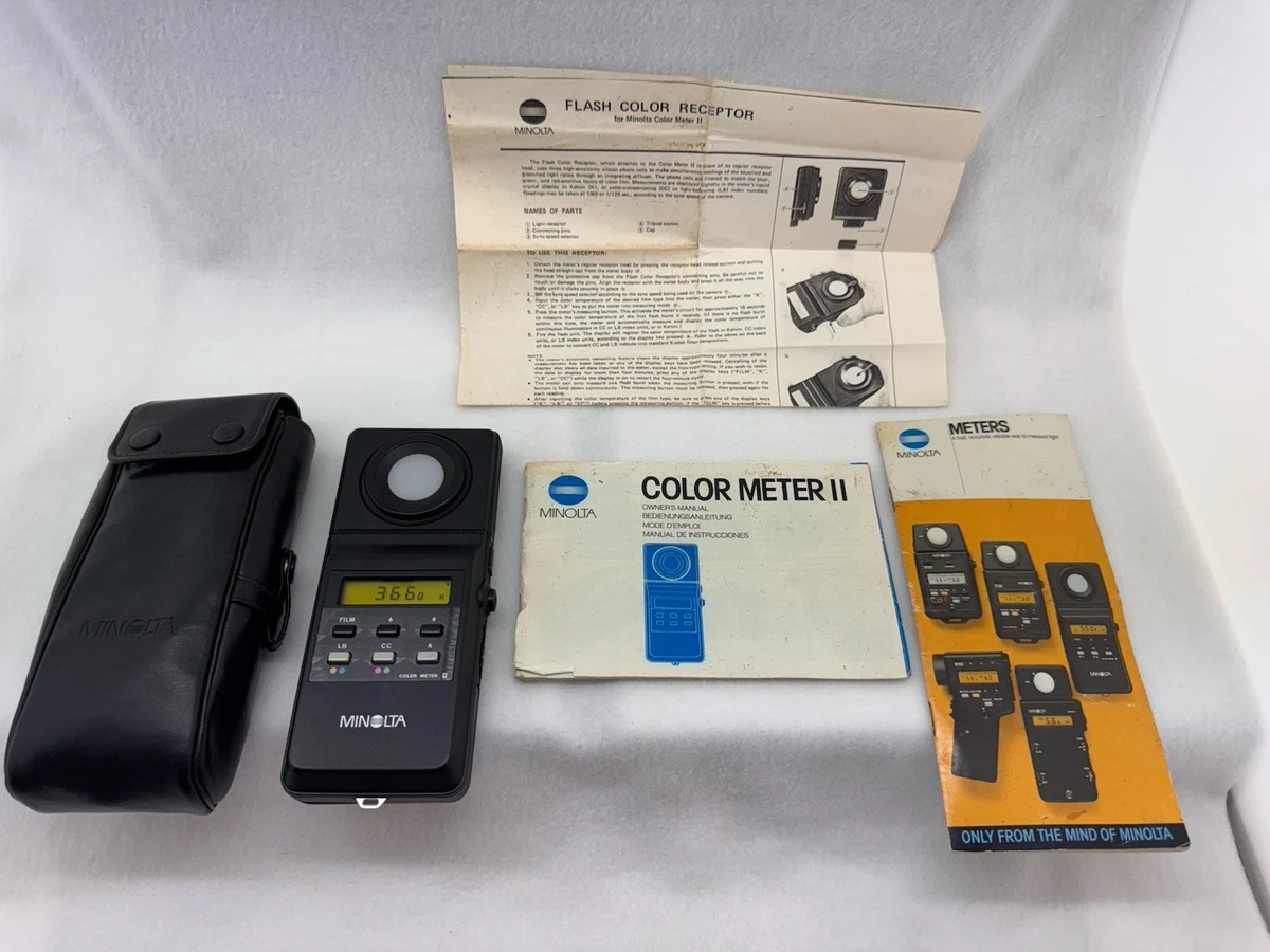 Photography Minolta Color Meters for sale | eBay