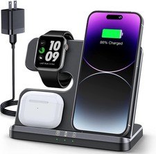 3 in 1 Charging Station for Apple Wireless Charger for iPhone 17 16e 16 15 14...