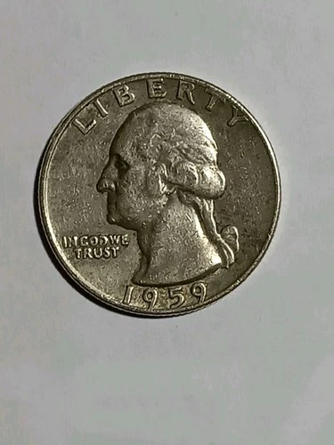 1959 D Washington Quarter 90%Silver