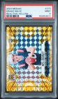 4611 Drake Maye 2024 Panini Mosaic #273 Reactive Yellow Prizm RC NFL Debut PSA 9