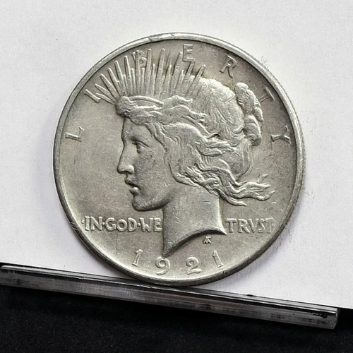 1921 Peace Dollar - XF Details, Dark Rev (#61407-L)