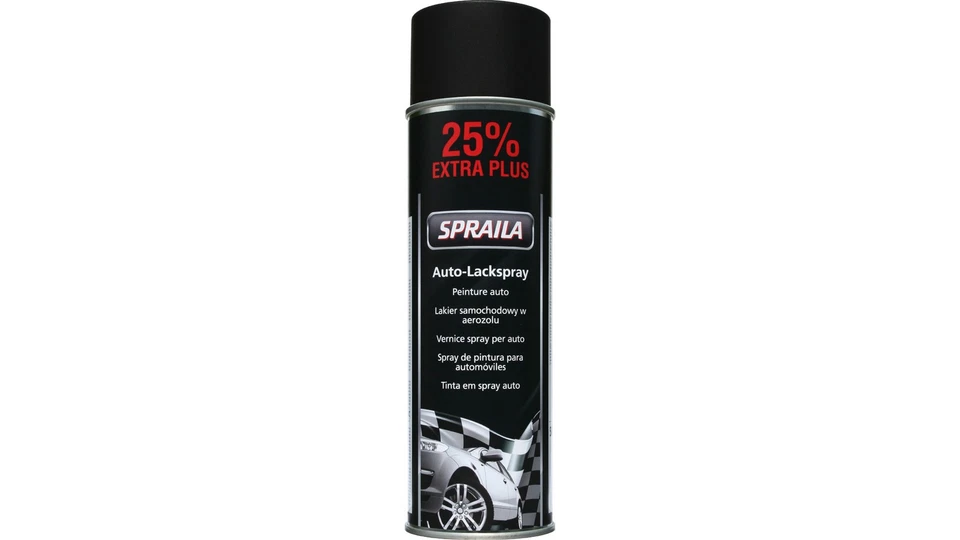 Spraila - Spraydose schwarz matt (500ml) - Bild 1 von 1
