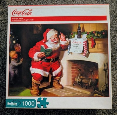 Buffalo Games and Coca-Cola 1000 Piece Jigsaw Puzzle A Gift For Santa 