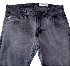 Adriano Goldschmied Jeans Men AG-ED DenimThe Matchbox Slim Straight Black SIZE34