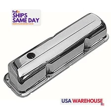 Trans-Dapt 9296, 2 Pack Chrome Steel Fits Ford 390-428 Valve Cover Performance