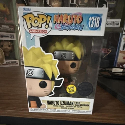 Funko Pop! Vinyl Naruto Shippuden Naruto Uzumaki 1318 Glow in the Dark Figure