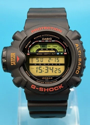 CASIO VINTAGE G-SHOCK DW-6500GJ-1A SKYFORCE 1994 Japan T Altimeter Barometer