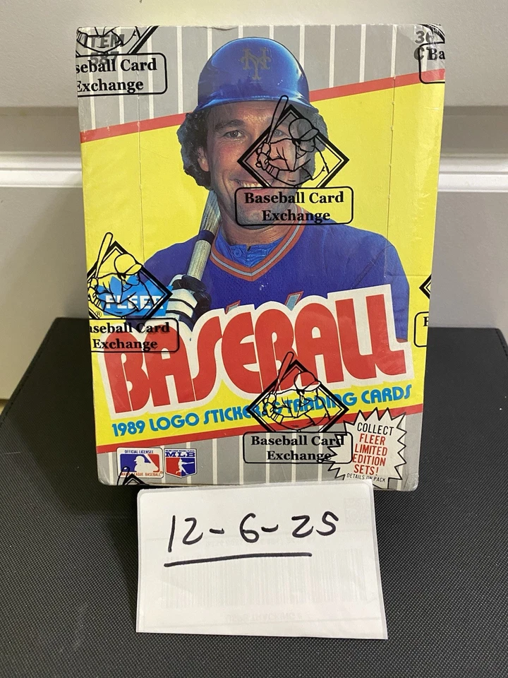 1989 FLEER baseball wax pack  FASC BBCE #90581 Billy Ripken Attempted Correction - Image 2 of 4