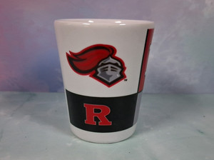 SCARLET KNIGHTS Collage Sports Basketball RUTGERS Single Red White Shot Glass