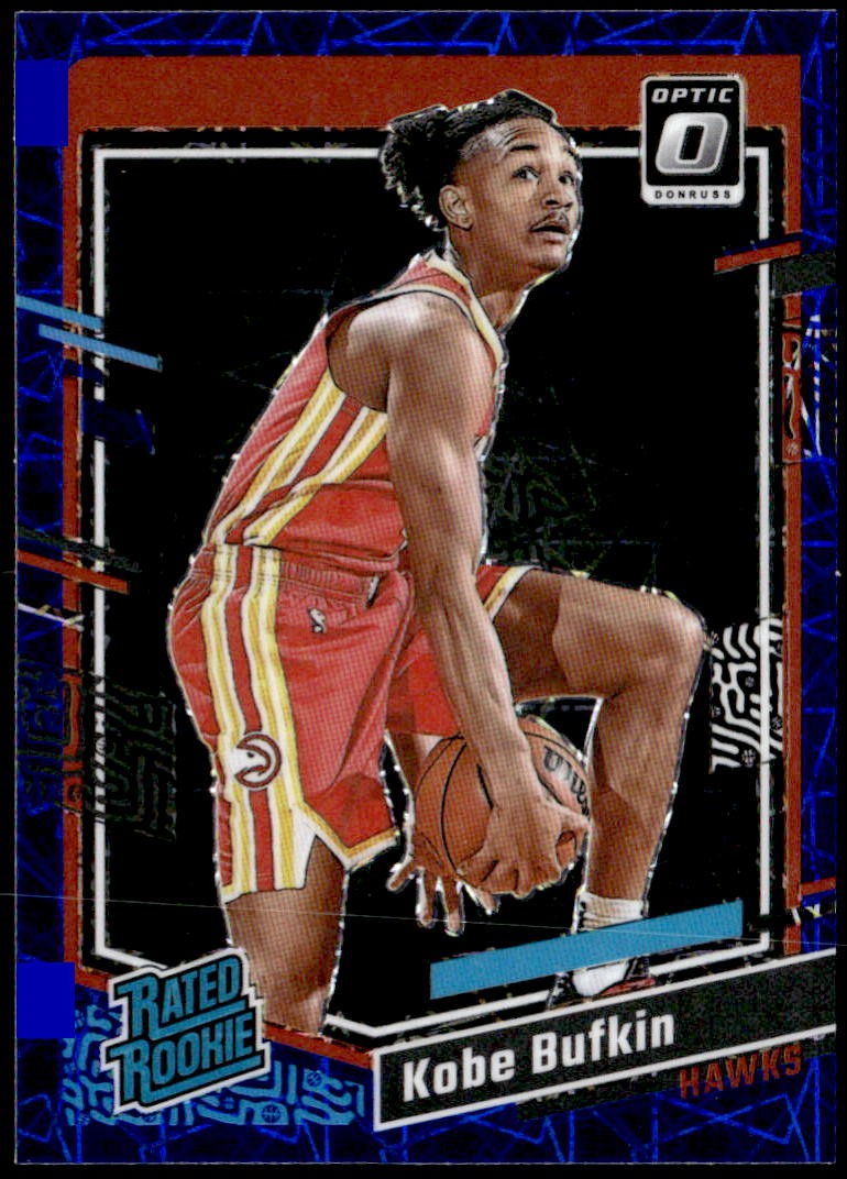 2023-24 Donruss Optic #220 Kobe Bufkin Blue Velocity Rated Rookie E1