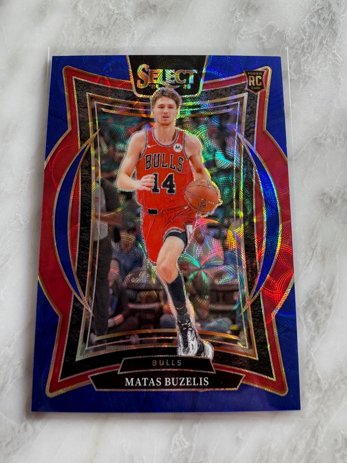 2024-25 Select Matas Buzelis RC Blue Scope Prizm Concourse #048/249