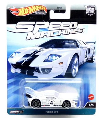 Hot Wheels Premium HKC46 - Ford GT weiß Speed Machines FPY86 - 1:64 - Bild 1 von 2